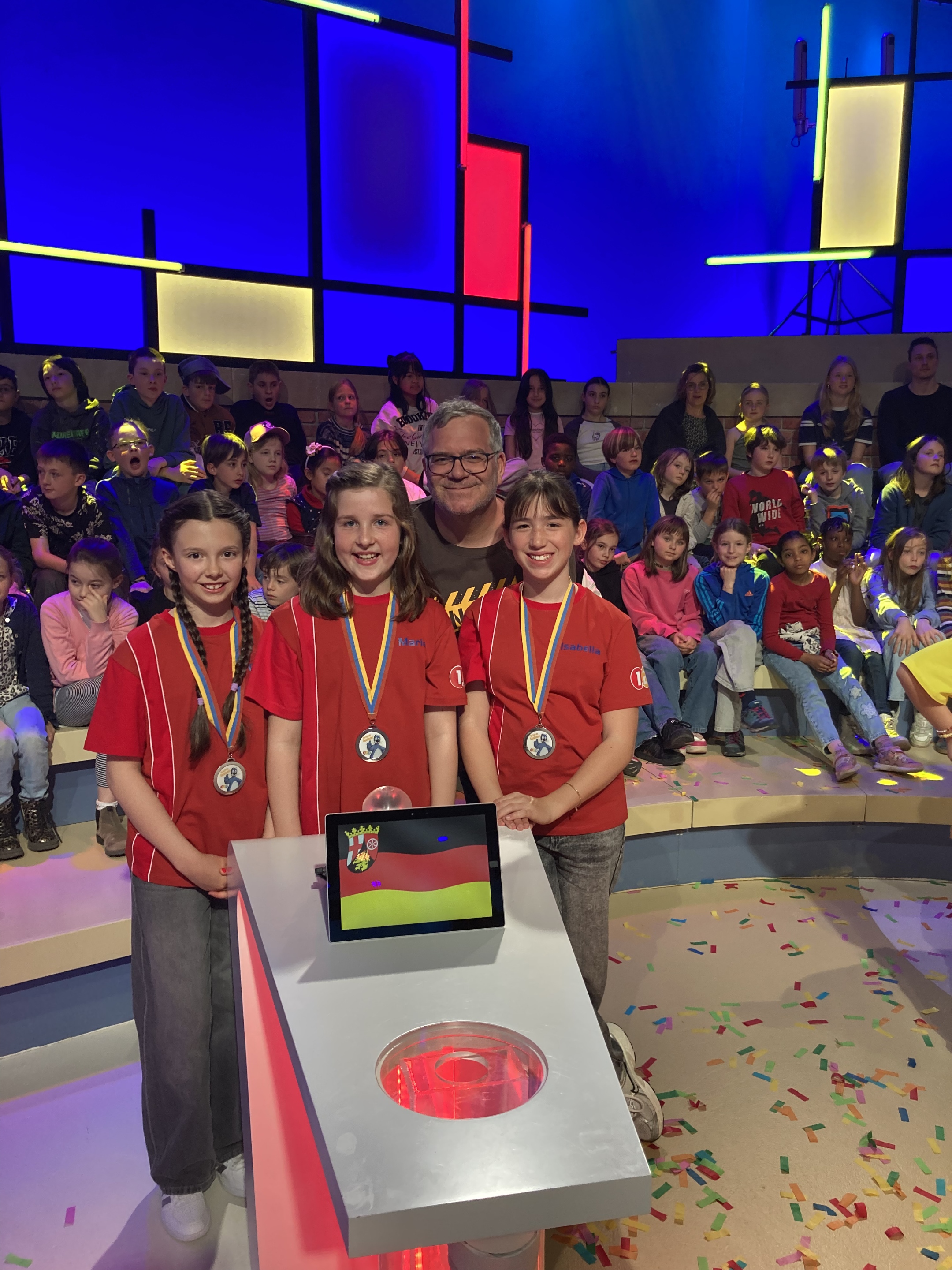 Schüler am Spielpult