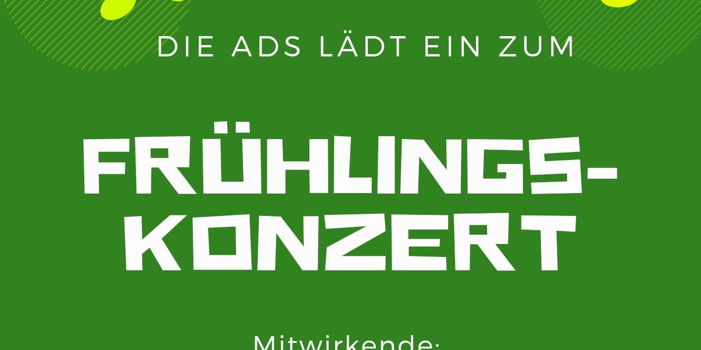 Werbeplakat Frühlingskonzert 2026