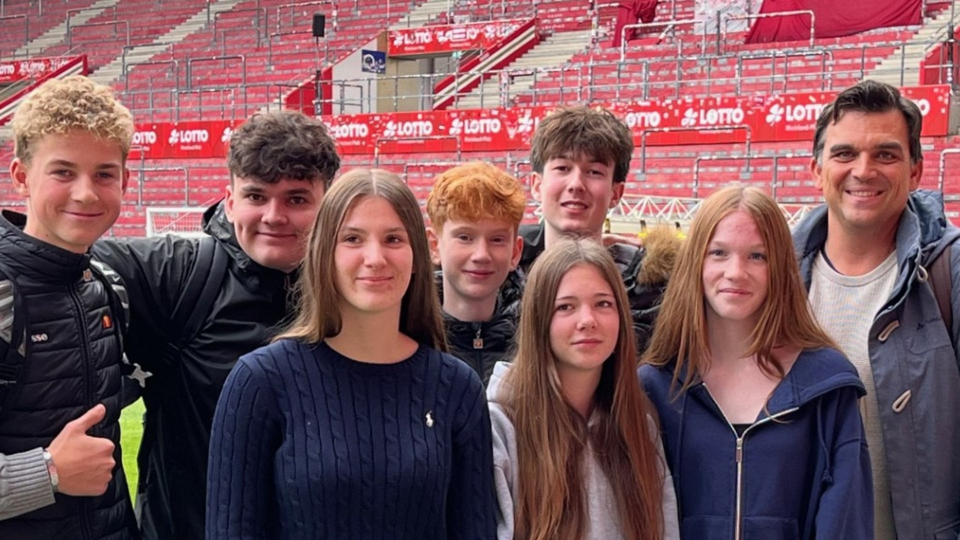 Schüler der ADS- Klimakonferenz in der Mainzer Mewa Arena