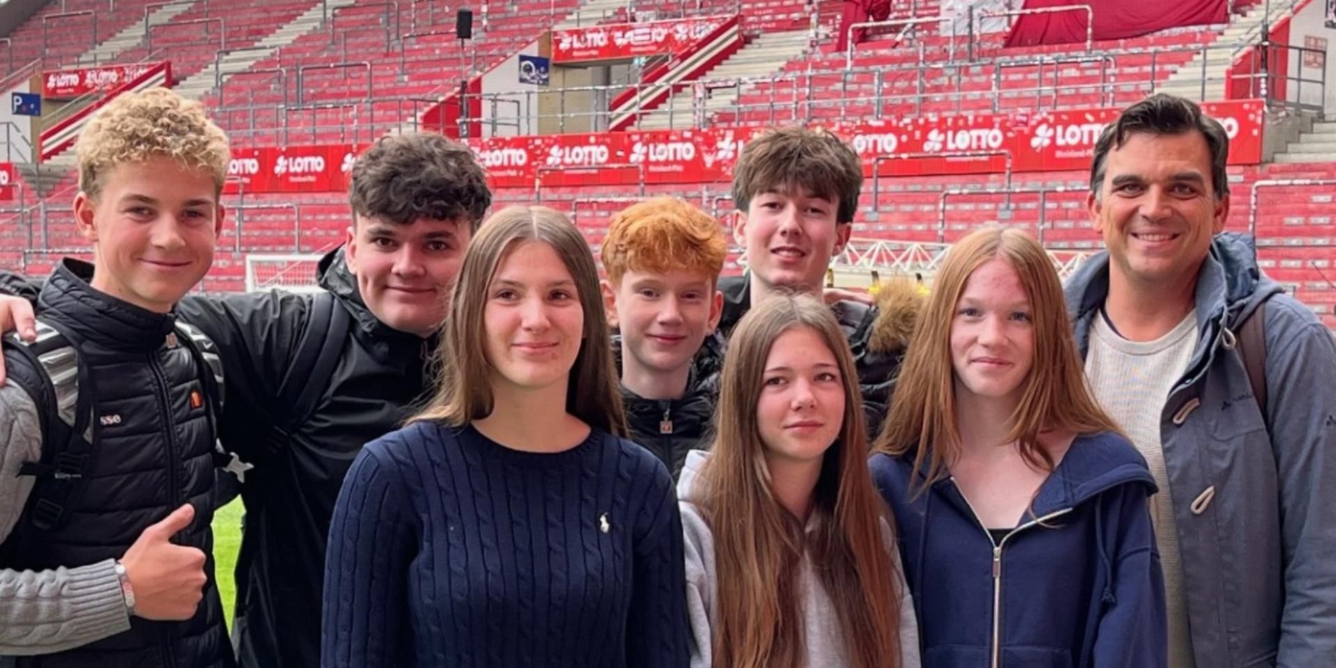 Schüler der ADS- Klimakonferenz in der Mainzer Mewa Arena