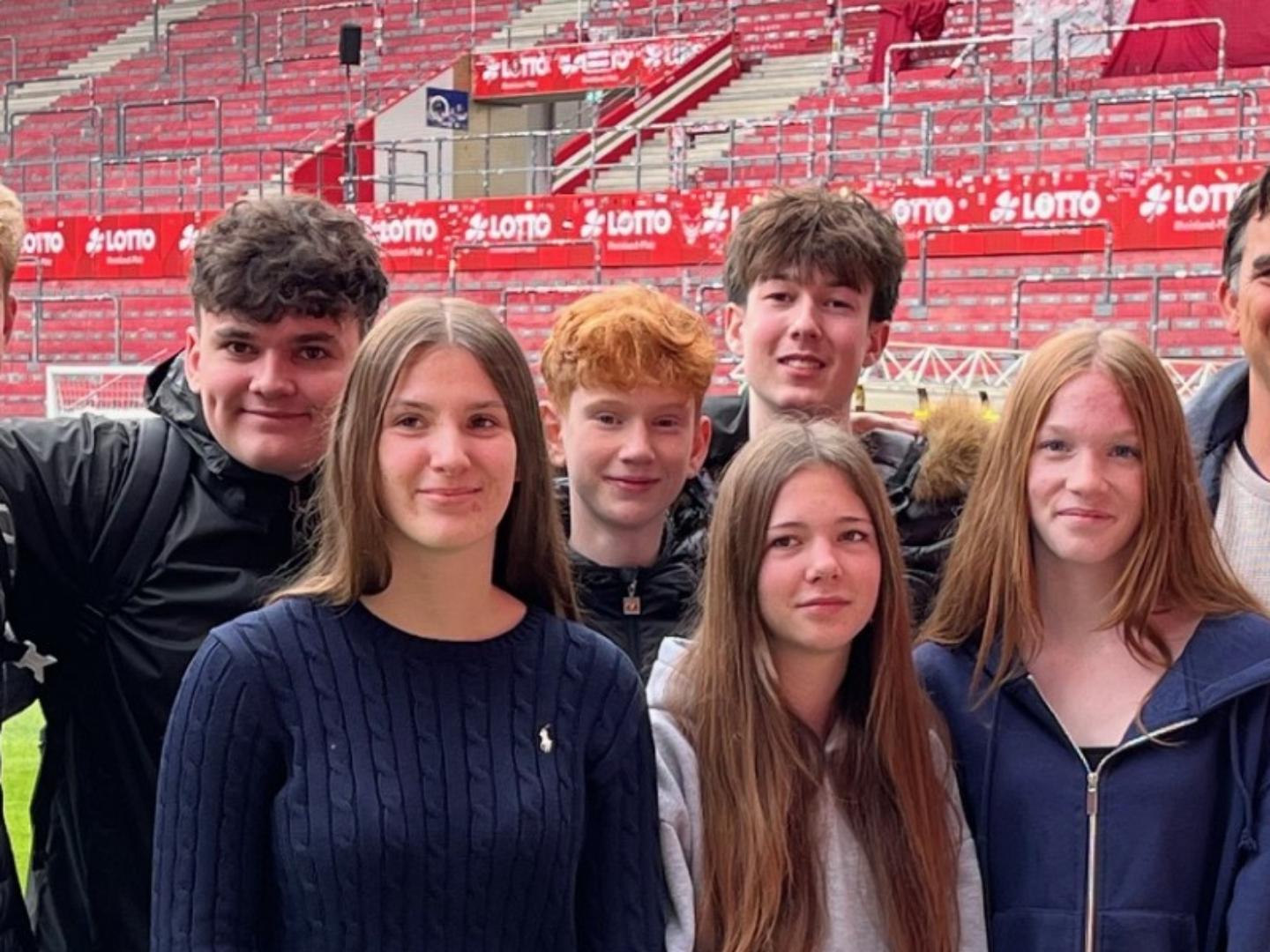Schüler der ADS- Klimakonferenz in der Mainzer Mewa Arena