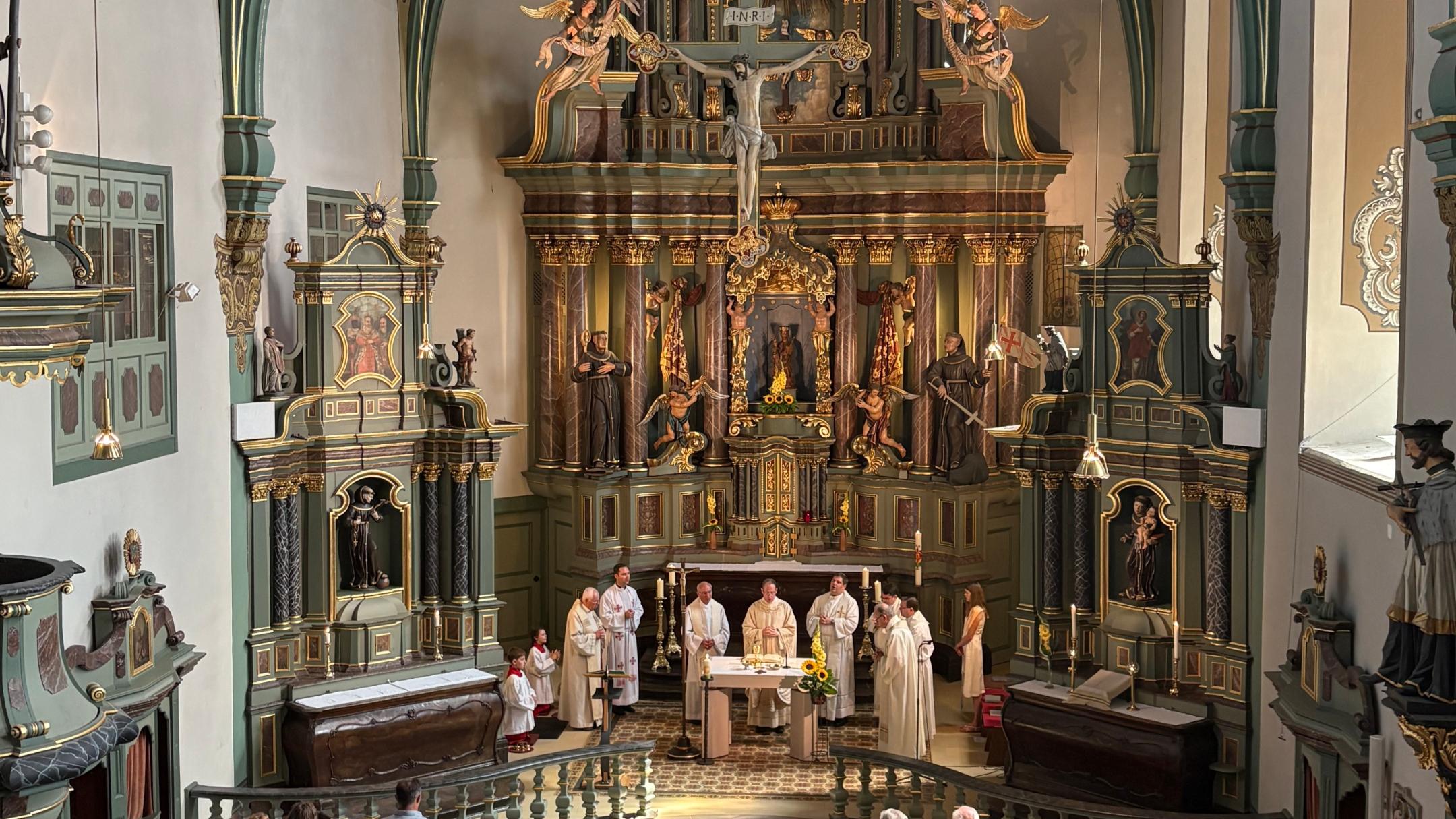 Heilige Messe zur Jubiläumsfeier von Dr. Thomas Deutsch.