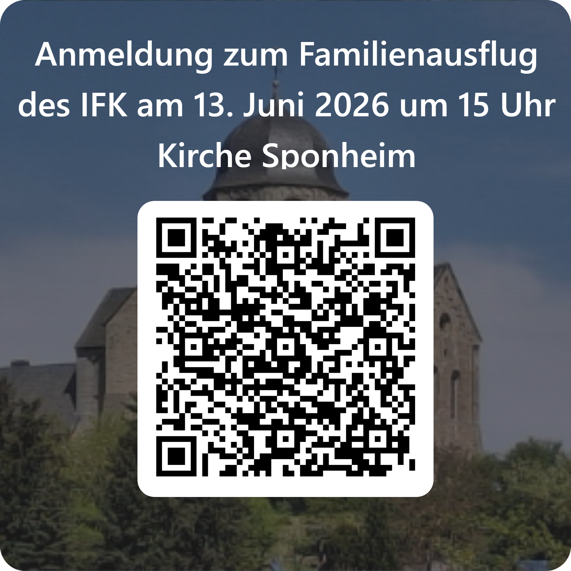 QRCode für Anmeldung zum Familienausflug des IFK_am 13. Juni 2026
