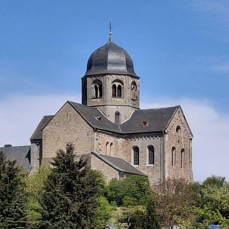 Blick auf Kirche Sponheim