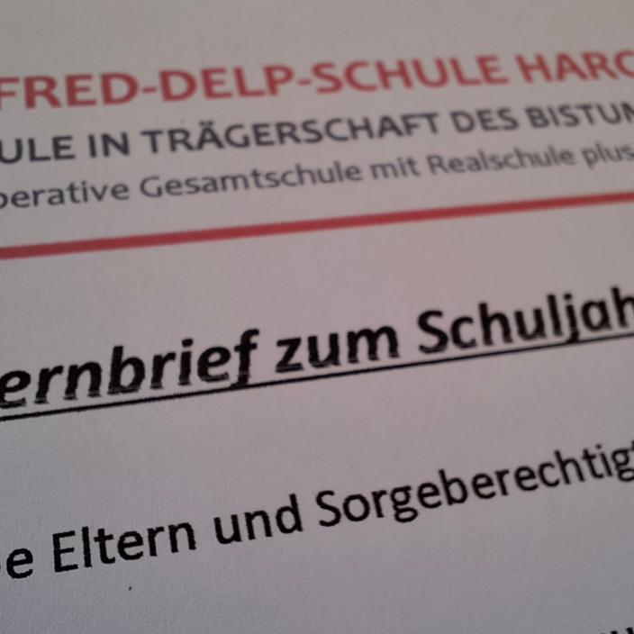 Bild des Briefkopfes des Elternbriefes
